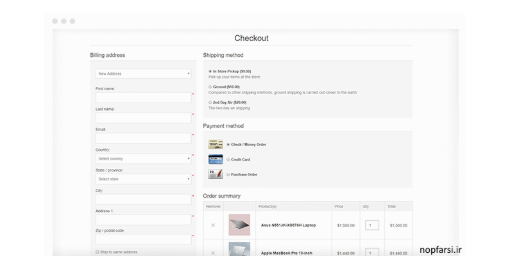 Nop One Page Checkout