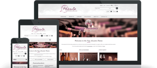 قالب Nop Alicante Responsive Theme