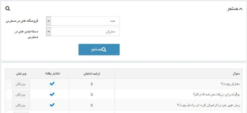 افزونه راه‌اندازی بخش سؤالات پرتکرار (FAQ) - سوالات
