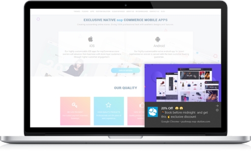 افزونه اعلان (Push Notification) pushNop  - Alt