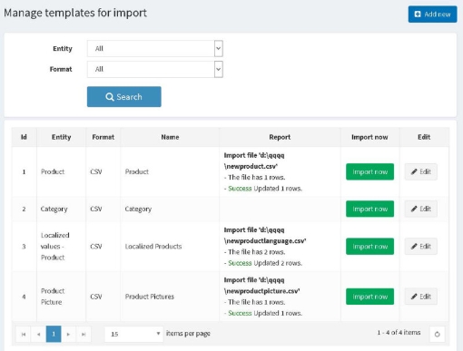 افزونه مدیریت ورود اطلاعات (Import Manager) - مدیریت 1