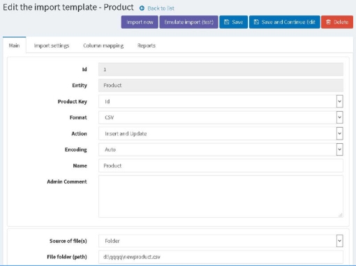 افزونه مدیریت ورود اطلاعات (Import Manager) - مدیریت 2